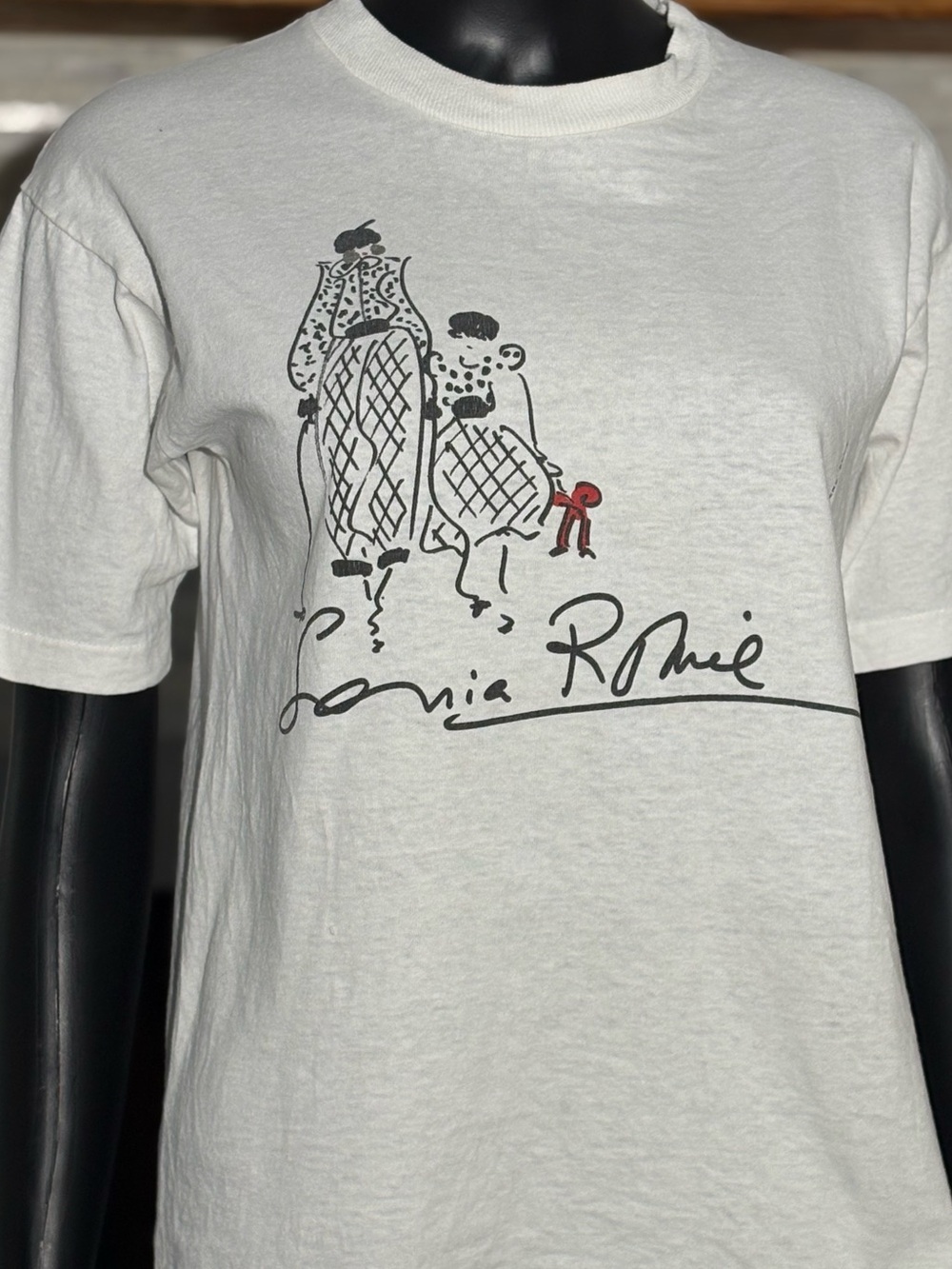 RARE ARCHIVAL GRAIL - Vintage 1991 Sonia Rykiel  (DEM) Paris pour (DEM) tee
